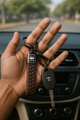 π Premium TATA Leather Braided Keychain