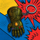 Infinity Gauntlet Metal Keychain