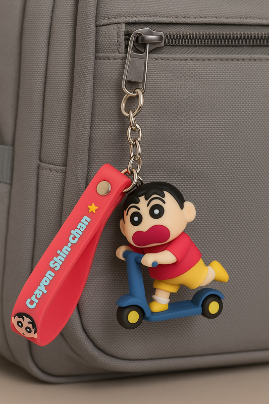 Crayon Shin-Chan Scooter Keychain