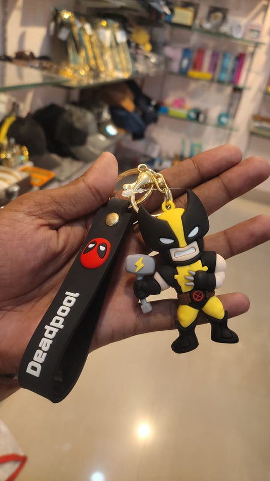 Wolverine Superhero 3D Keychain