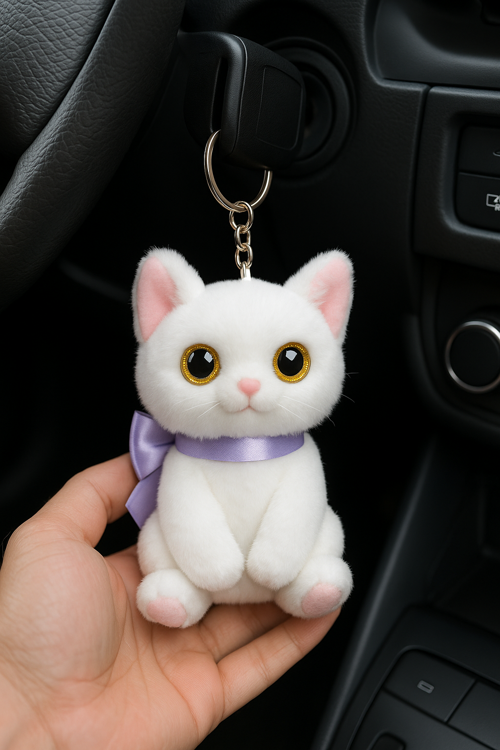 🐱 Cute White Cat Plush