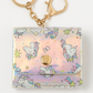 Unicorn Holographic Mini Wallet Keychain