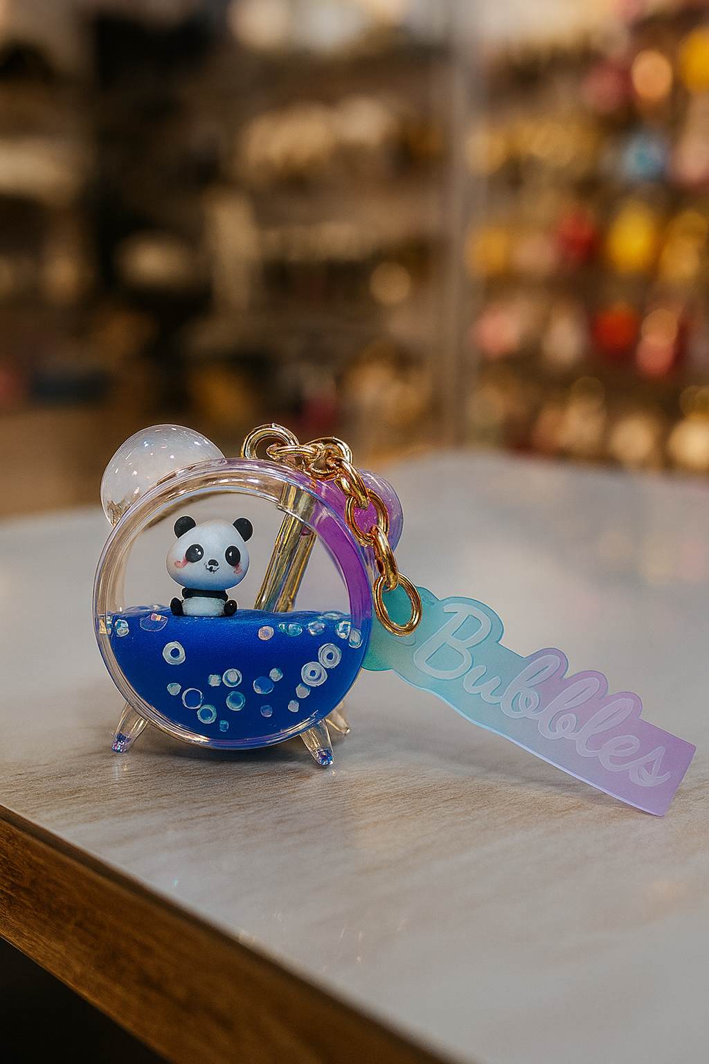 Panda Bubble Keychain