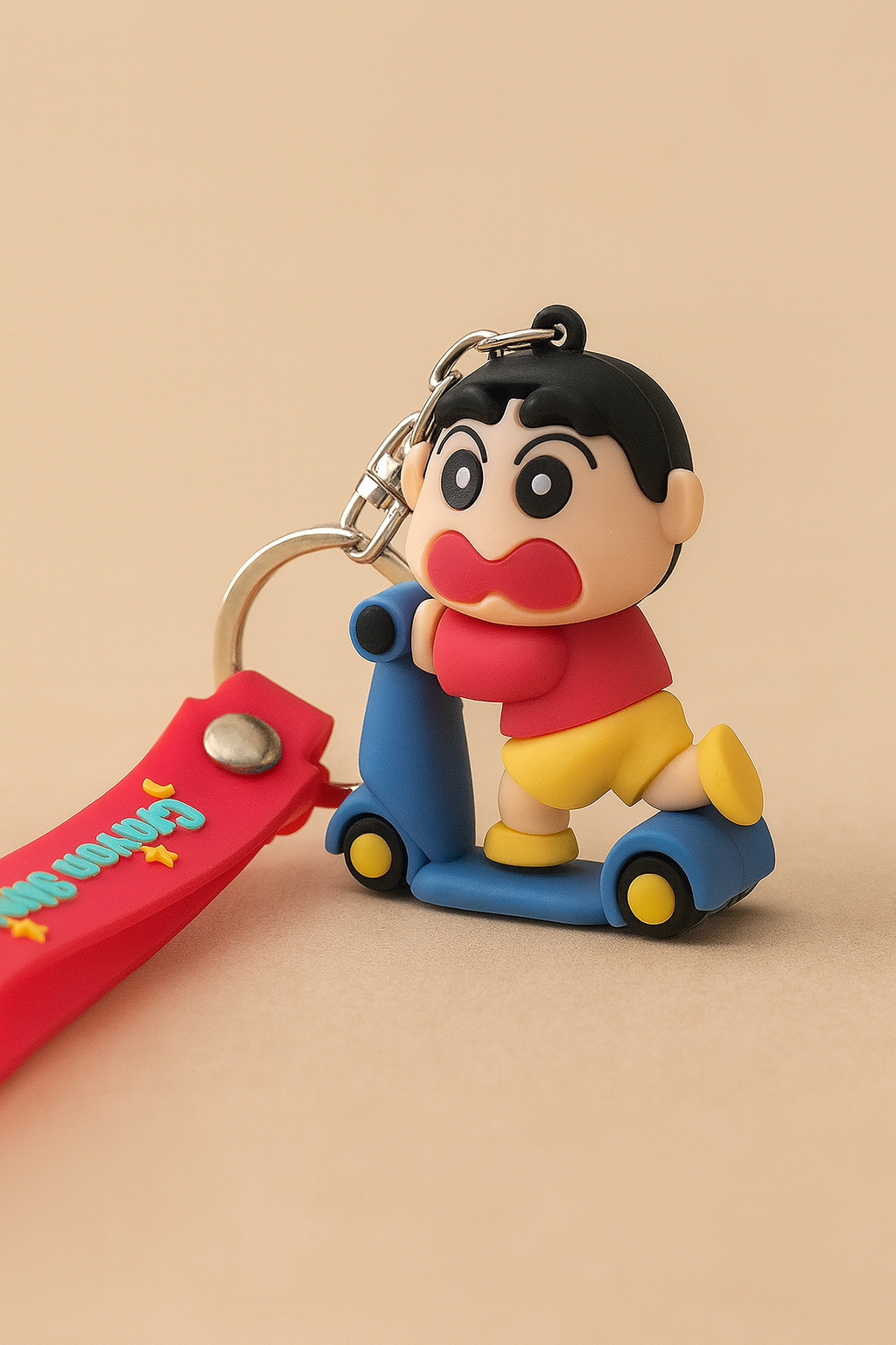 Crayon Shin-Chan Scooter Keychain