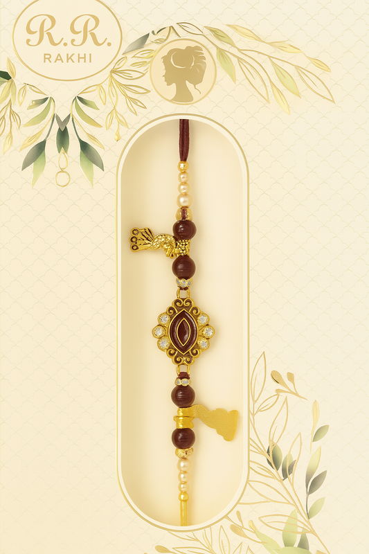 Elegant Designer Rakhi Gift Box 🎁✨ |