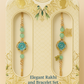 Floral Rakhi Jodi Set 💚✨ | Designer Beads & Charms