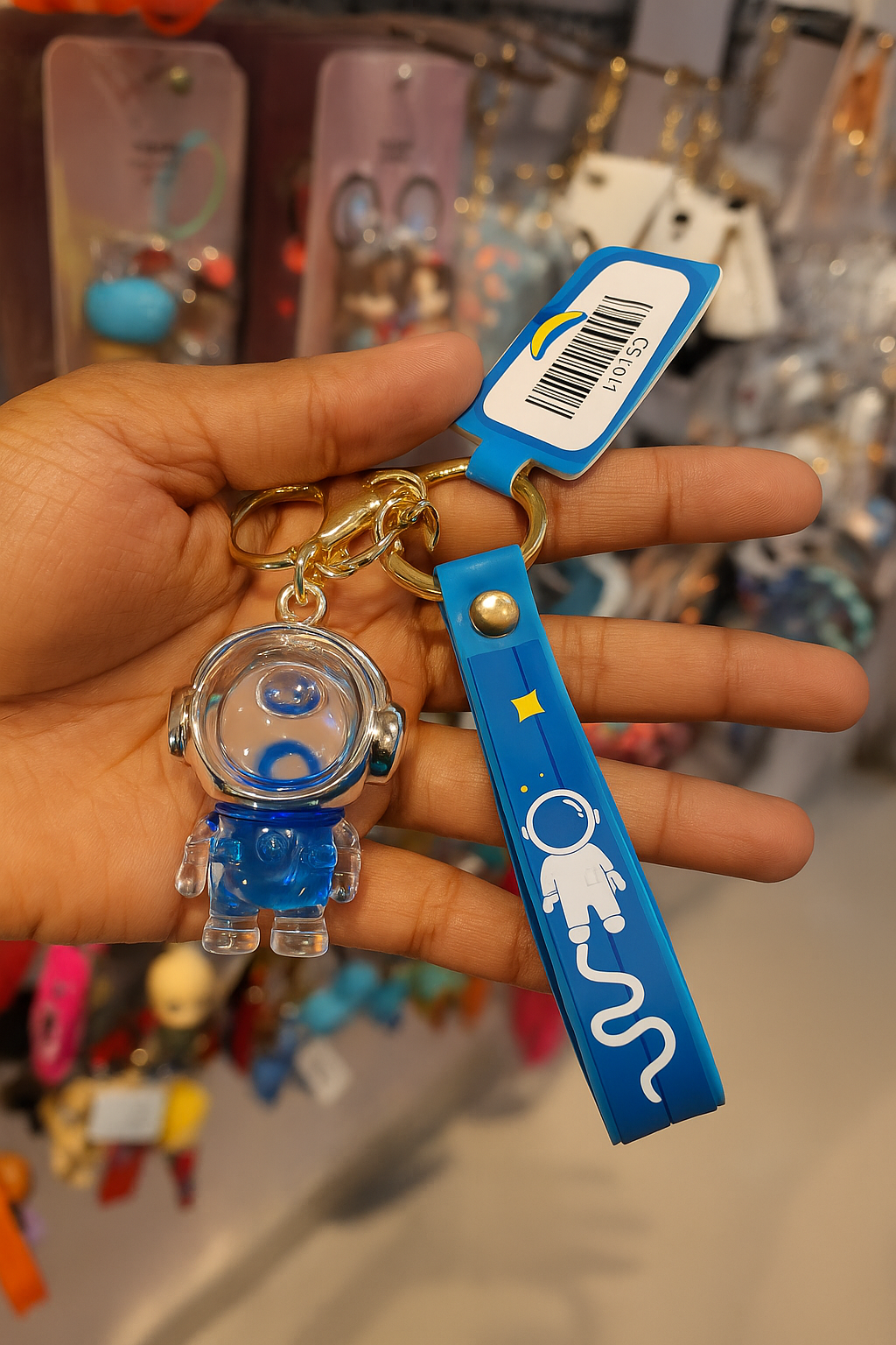 Glitter Keychain- 7 varient