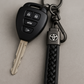 🚘 Premium Toyota Leather Braided Keychain