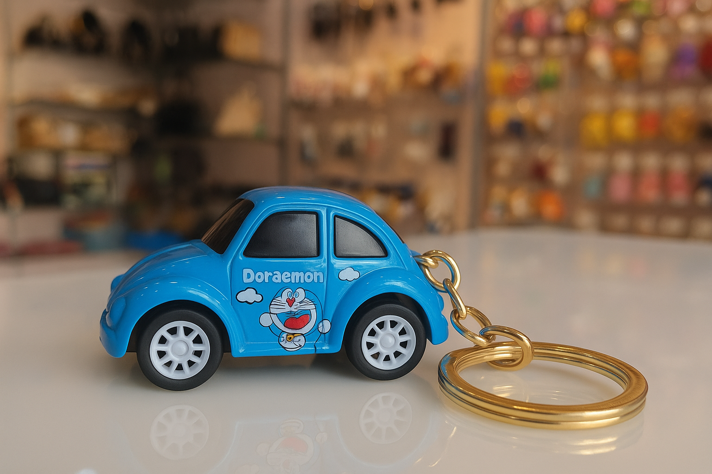 Car Shape Keychain Toys for Kids - 8 variant