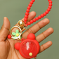 Cute Red Bear Keychain