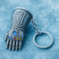 Infinity Gauntlet Silver Metal Keychain