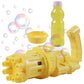 8 Hole Electric Bubbles Gun Gatling Bubble Machine Toy with Scoup Bottle