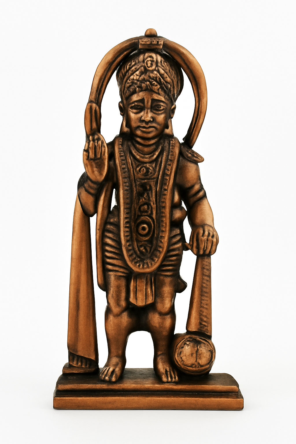 Divine Bronze Hanuman Idol