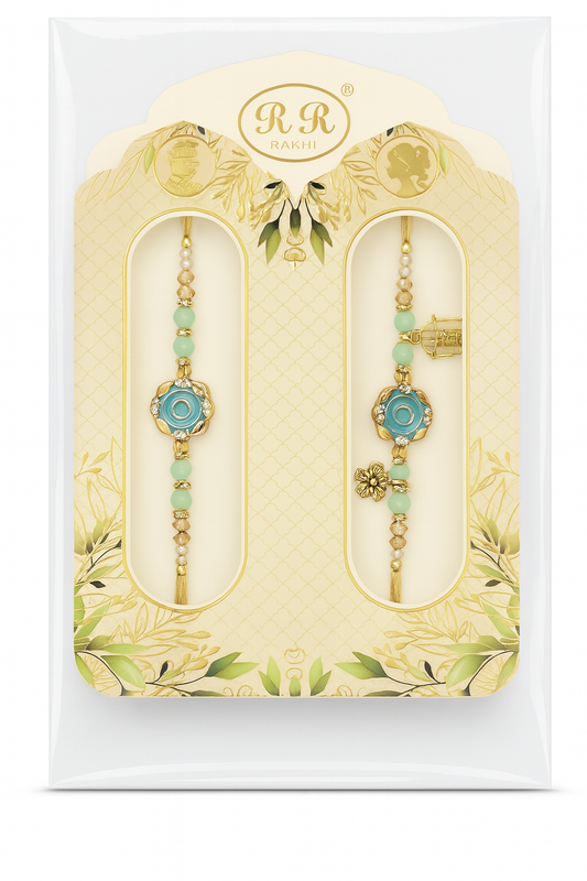 💙 Elegant Designer Rakhi Set 💫