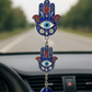 🧿✨ Evil Eye Hamsa Metal Hanging