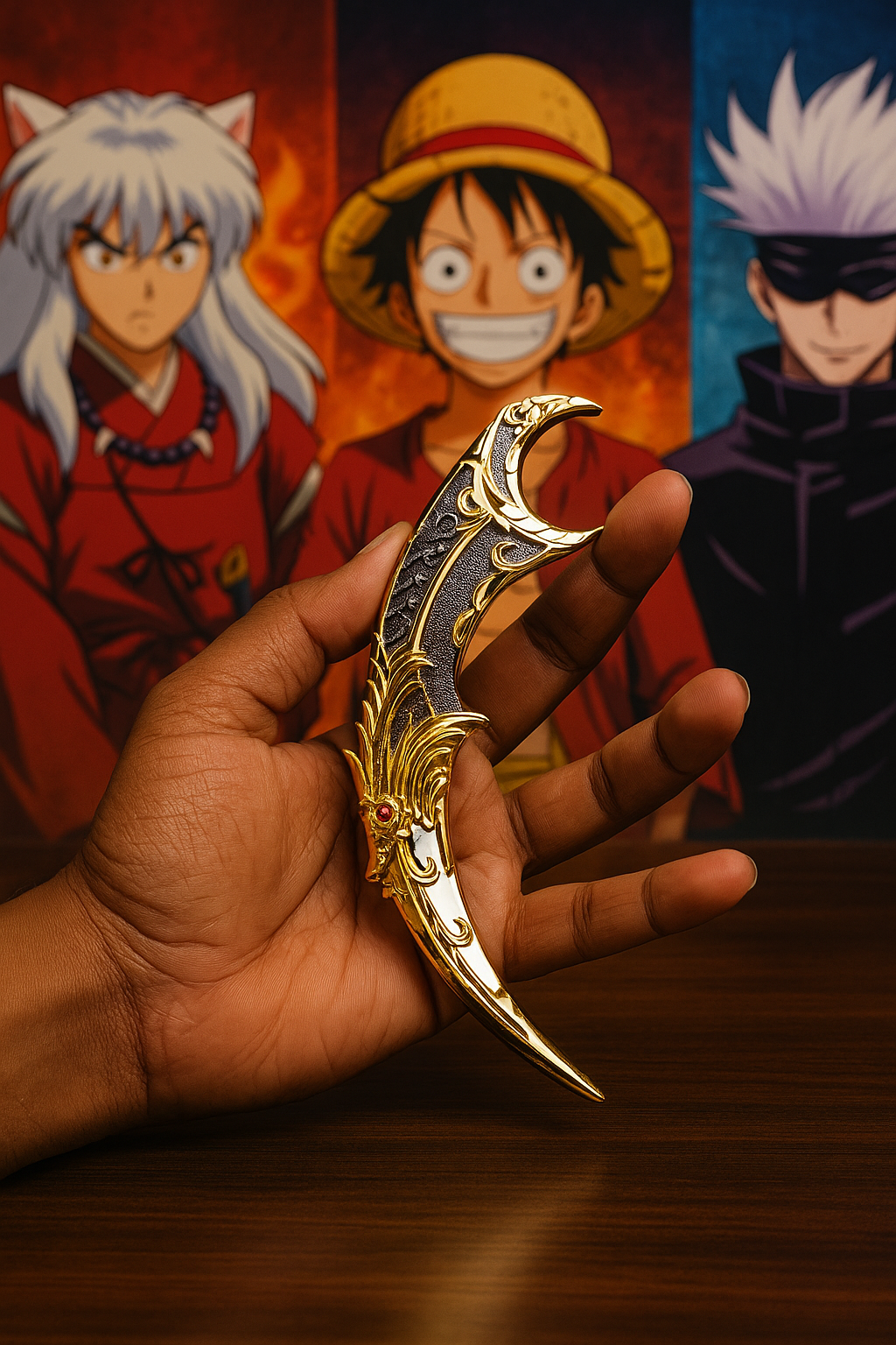 Golden Dragon Claw Fantasy Blad