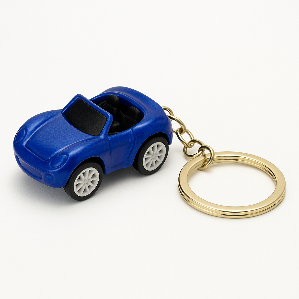 Car Shape Keychain Toys for Kids - 8 variant