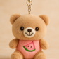 Cute Teddy Bear Keychain for Kids