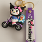 💜 Kuromi & Doraemon Keychain