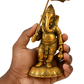 🪔🙏 Brass Ganesha Idol with Umbrella