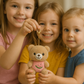 Cute Teddy Bear Keychain for Kids