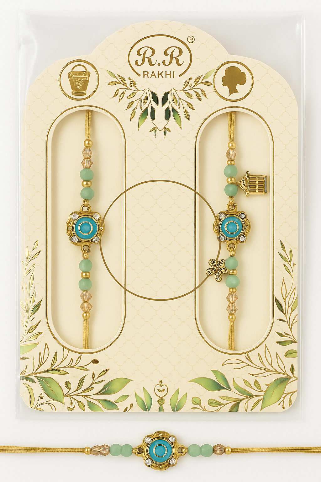 💙 Elegant Designer Rakhi Set 💫