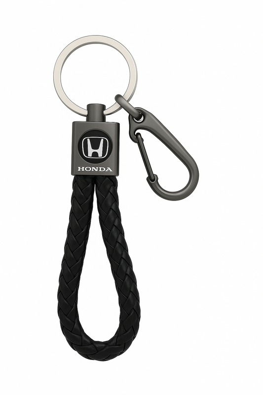 Logo Premium Leather Keychain