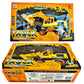 Remote Control Battery Operated Jcb Truck Moving Parts Forward/Backwards/Construction Vehicle Machine Toy For Kids - Multicolor