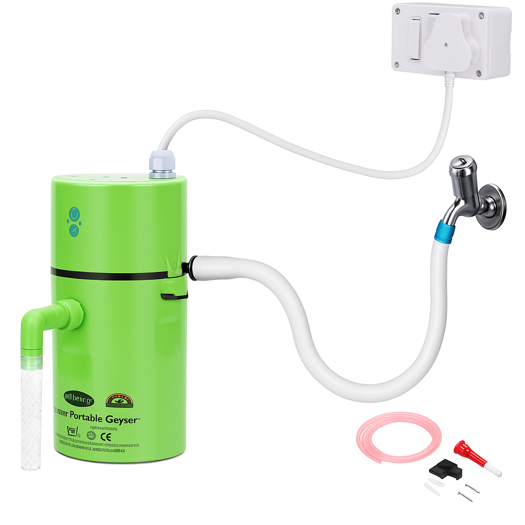 Smart Portable Instant Water Geyser for Kitchen, Bathroom & Cleaning