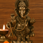 Divine Bronze Lord Ganesha Idol
