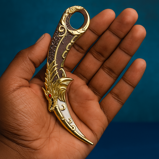 Golden Dragon Claw Fantasy Blad