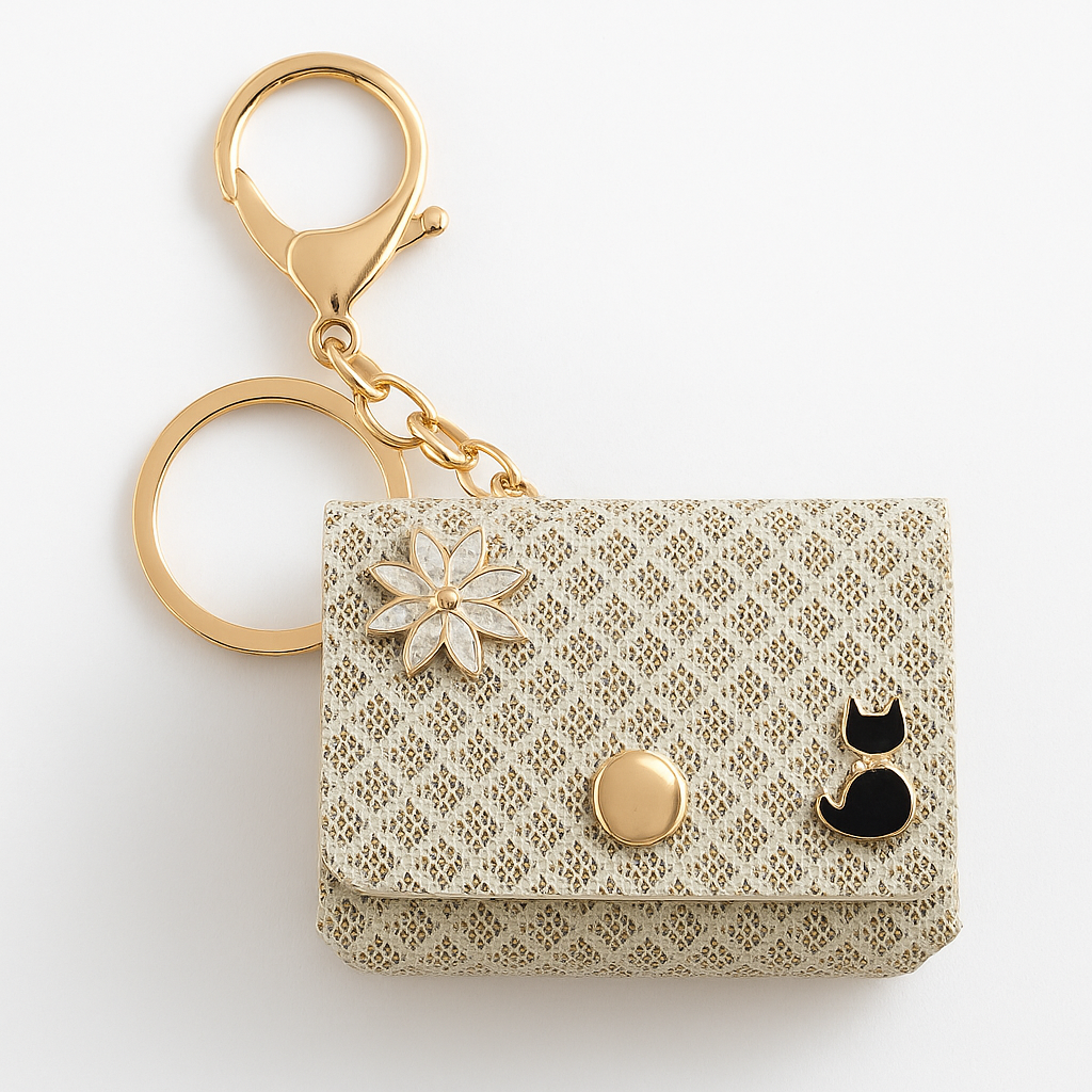 Elegant Mini Purse Keychain