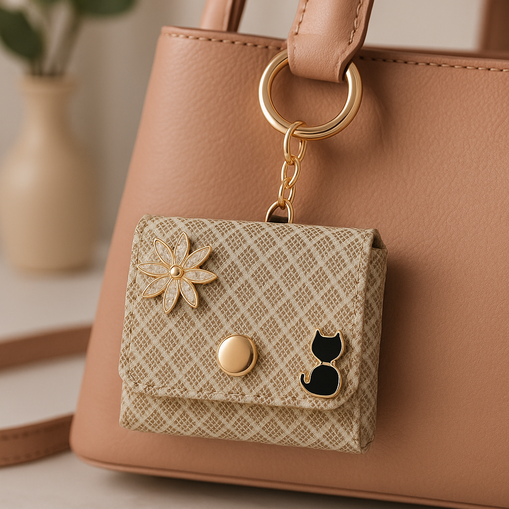 Elegant Mini Purse Keychain