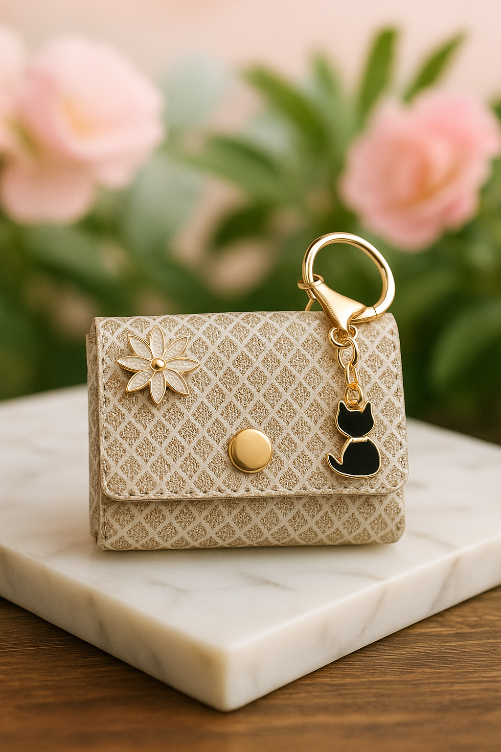 Elegant Mini Purse Keychain