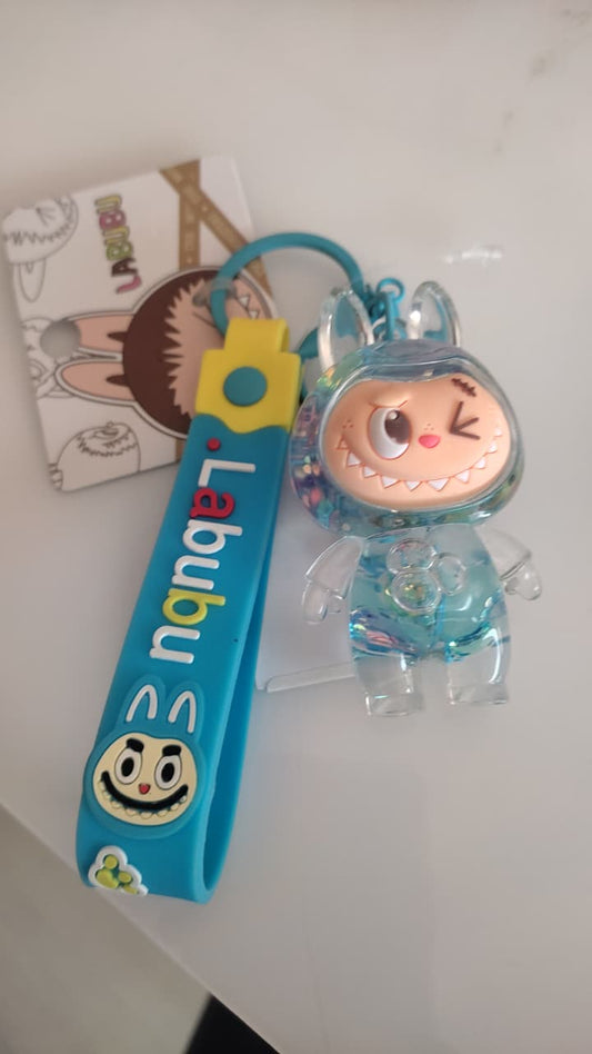 LABUBU Blue Character Keychain