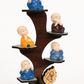 🧘 Peaceful World Monk Figurine Set