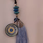 Evil Eye Tassel Keychain