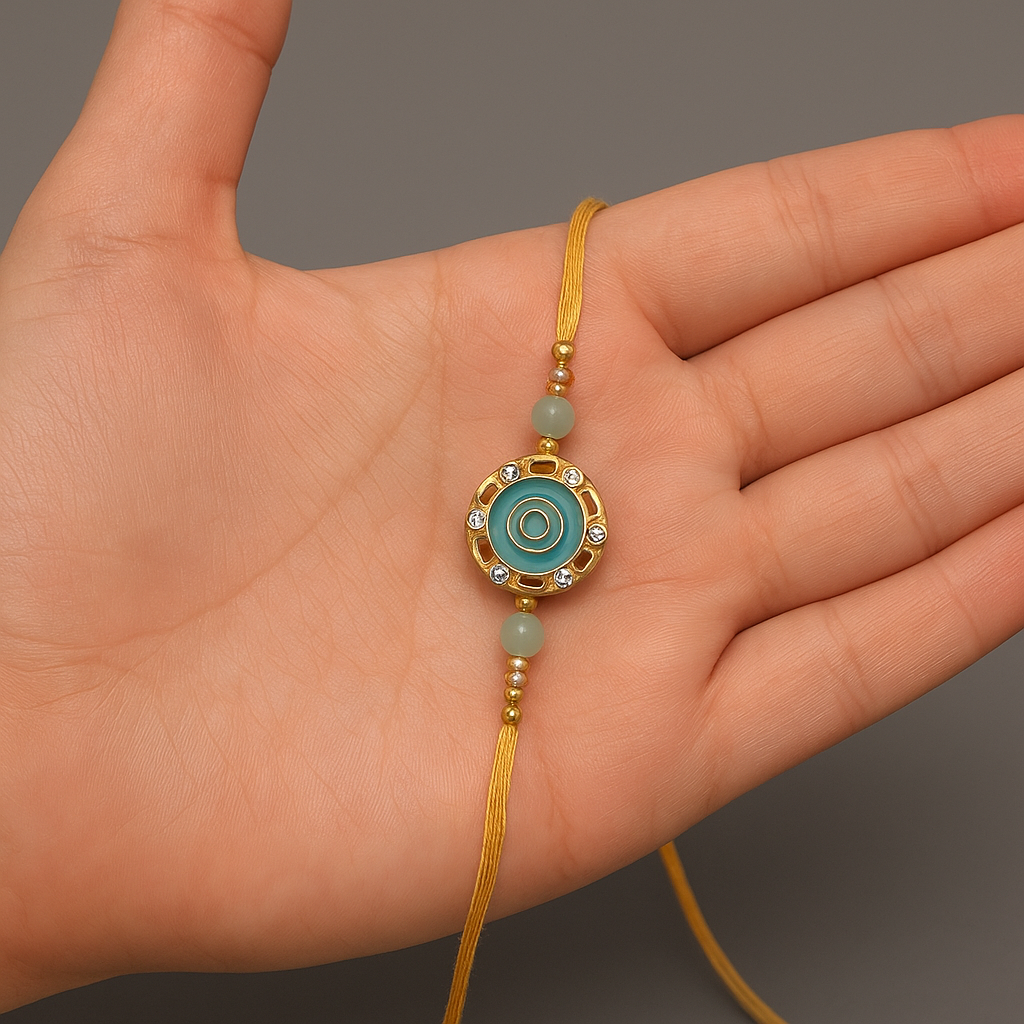 💙 Elegant Designer Rakhi Set 💫