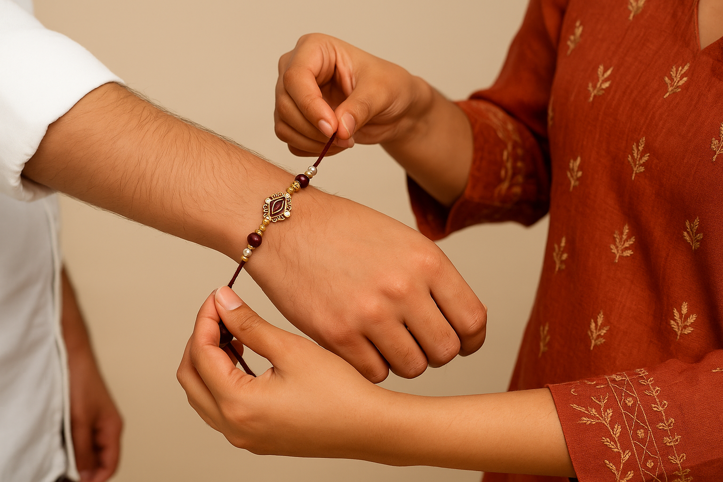 Elegant Designer Rakhi Gift Box 🎁✨ |