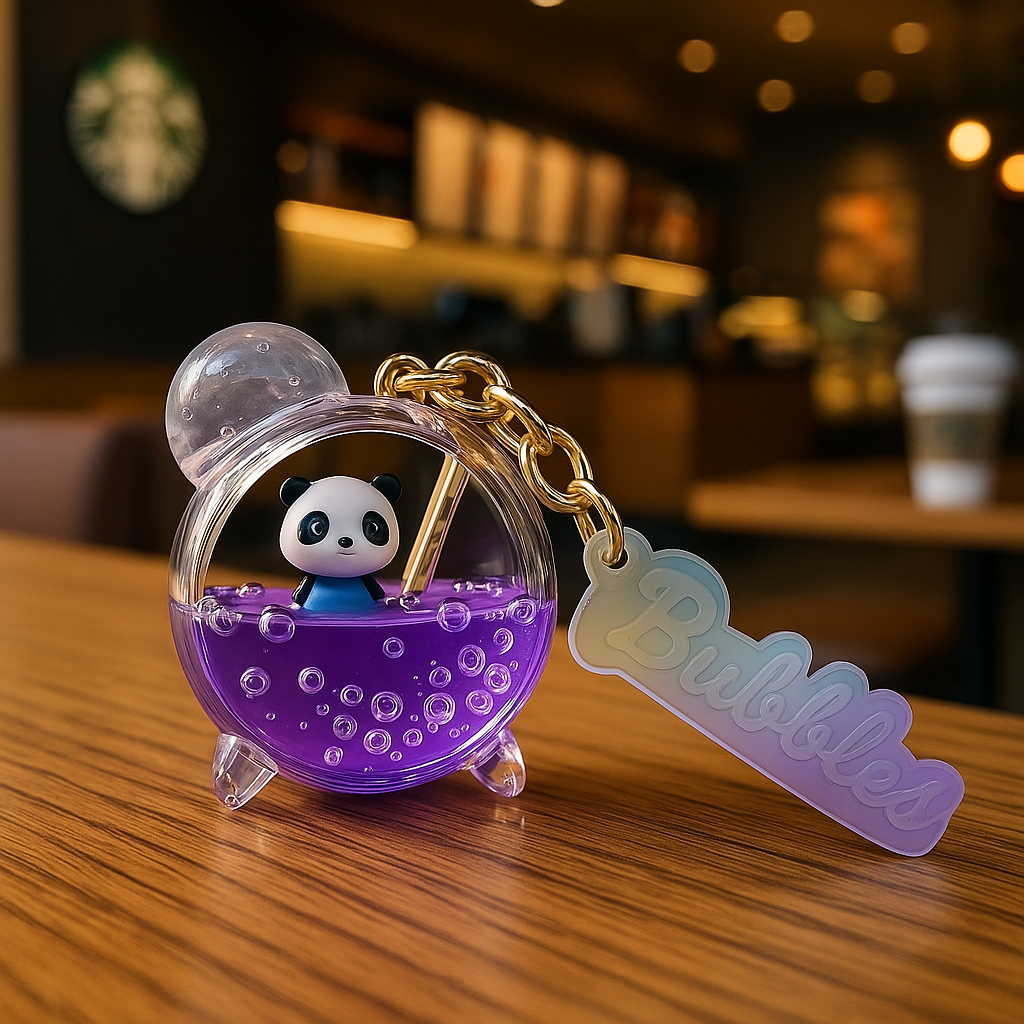 Panda Bubble Keychain