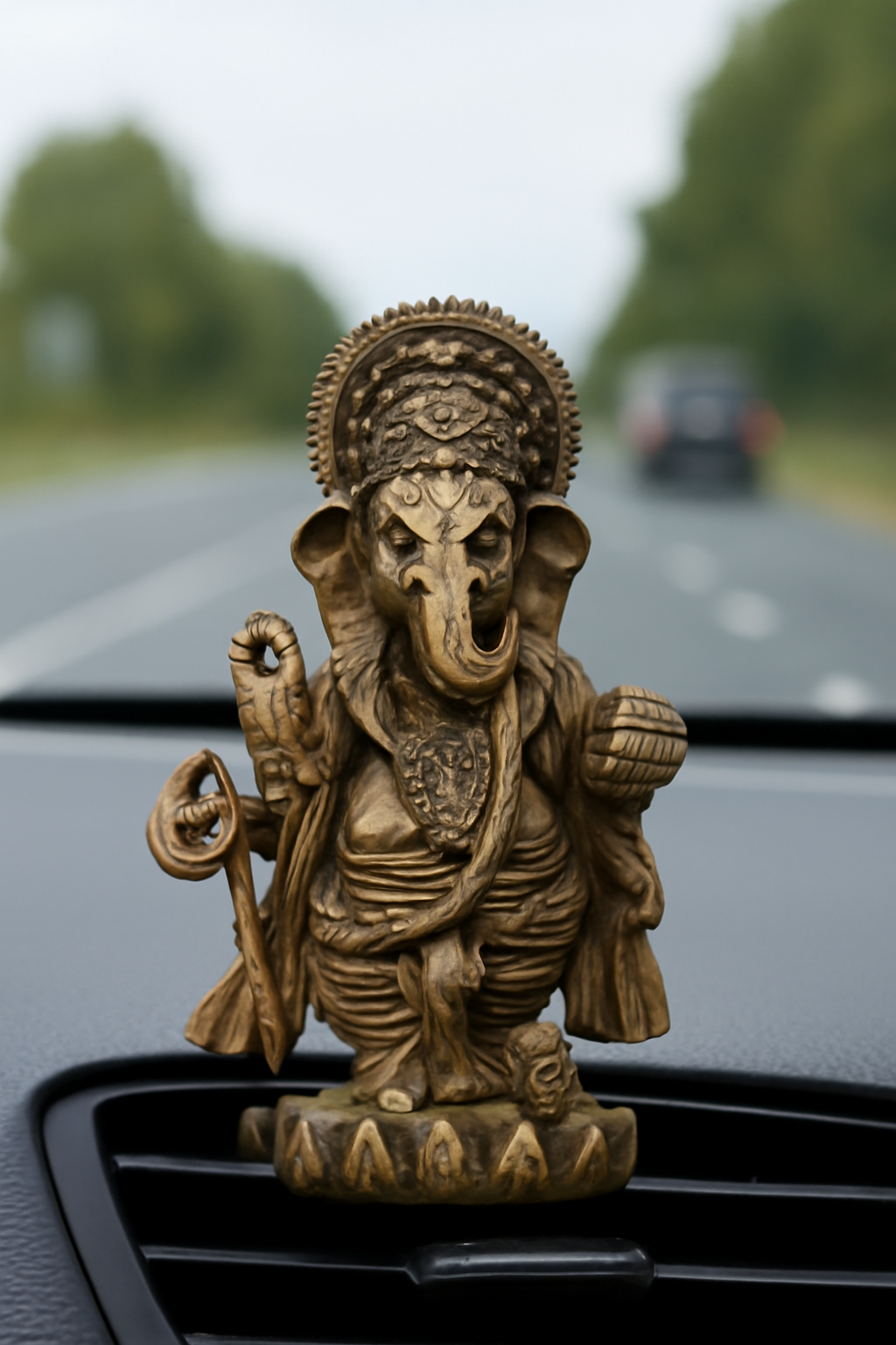 Divine Bronze Lord Ganesha Idol