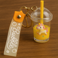 Cute Unicorn Bubble Cup Keychain