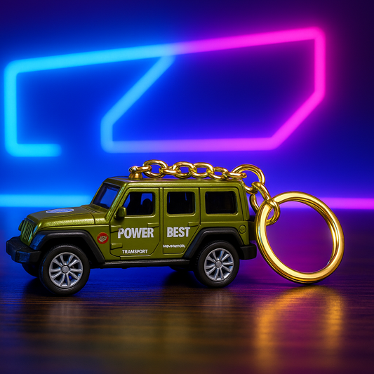 Power Best Jeep Keychain
