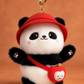 Cute Panda Plush Keychain