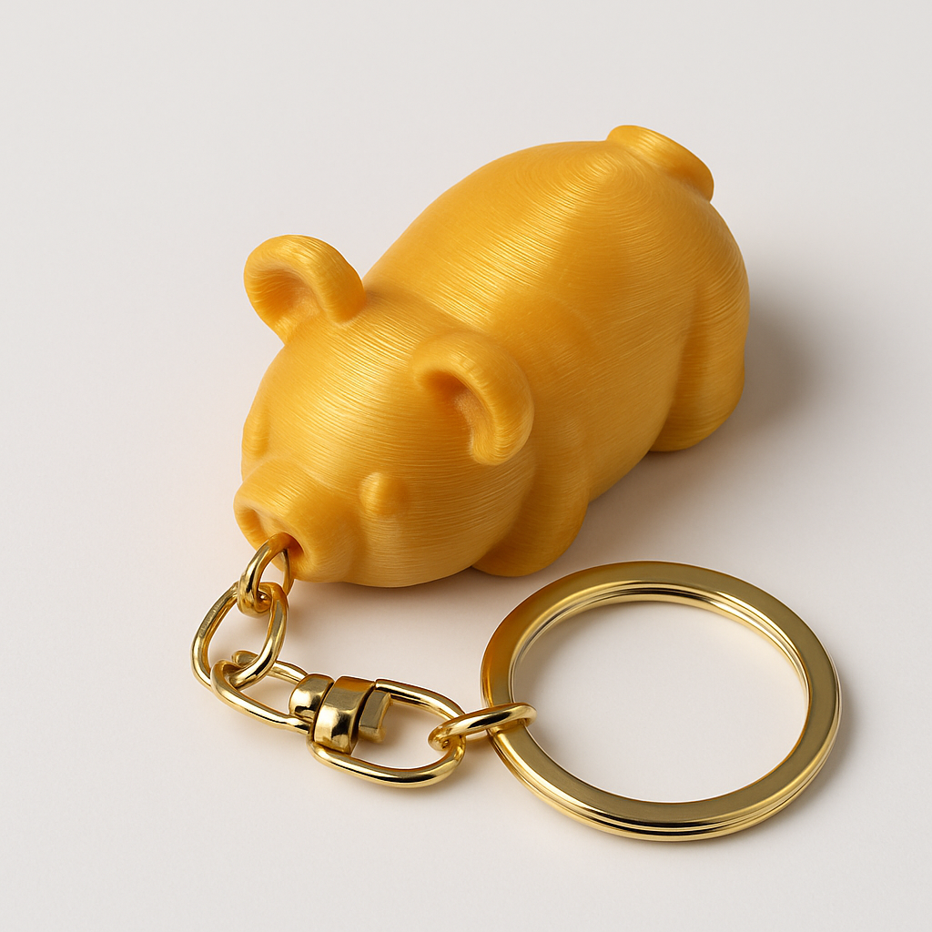 3D Printed Animal Keychain