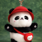 Cute Panda Plush Keychain