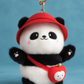 Cute Panda Plush Keychain