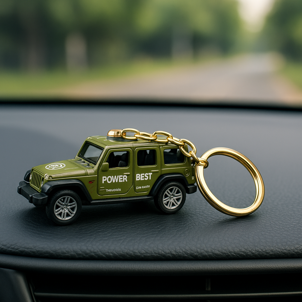 Power Best Jeep Keychain