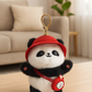 Cute Panda Plush Keychain