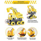 Friction Powered Engineering Excavator Truck for Kids Boys Girls